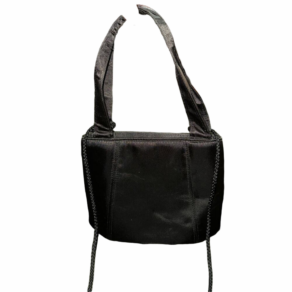Black Satin Purse